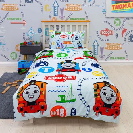 Thomas & Friends Reversible Single Duvet Bedding Set Extra Image 2